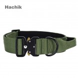 【Hachik】Heavy Duty Tactical Dog Collar with Handle - Soft Padded Collar for Medium and Large Breeds like German Shepherds