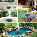 【Hachik】1.5W Solar-Powered Floating Water Fountain - Ideal for Outdoor Garden Ponds, Pools, and Bird Baths