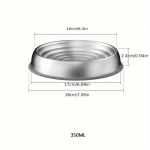 【Hachik】 Automatic 304 Stainless Steel Pet Bowls – Ideal for Small & Medium Dogs, Cats, Food & Water Bowls with Rounded Wave Texture