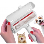 【OHHLA】 Self-Cleaning Reusable Carpet Cat Fur & Pet Hair Remover Roller – Lint Brush for Dogs and Cats