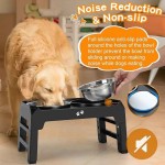 【Hachik】Adjustable Height Dog Bowl Stand – Provide Your Pet with a Comfortable and Healthy Feeding Experience