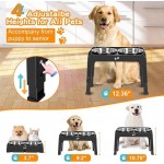 【Hachik】Adjustable Height Dog Bowl Stand – Provide Your Pet with a Comfortable and Healthy Feeding Experience
